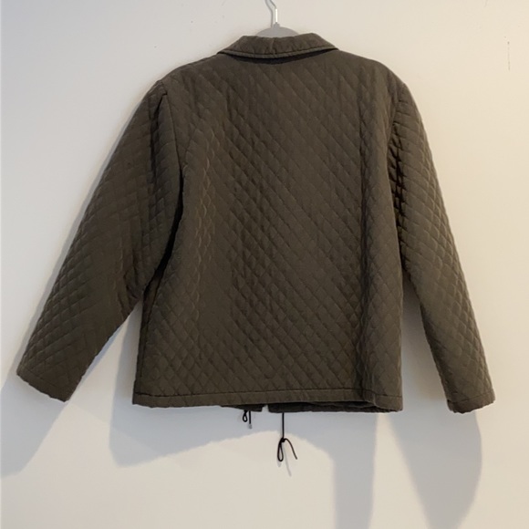 LAST CALL! Won’t be available tom! Jennifer Moore Quilted Jacket - Hunter Green - Picture 4 of 5